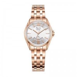 Alexandre Christie AC 8673 Rosegold White Lady LDBRGSL